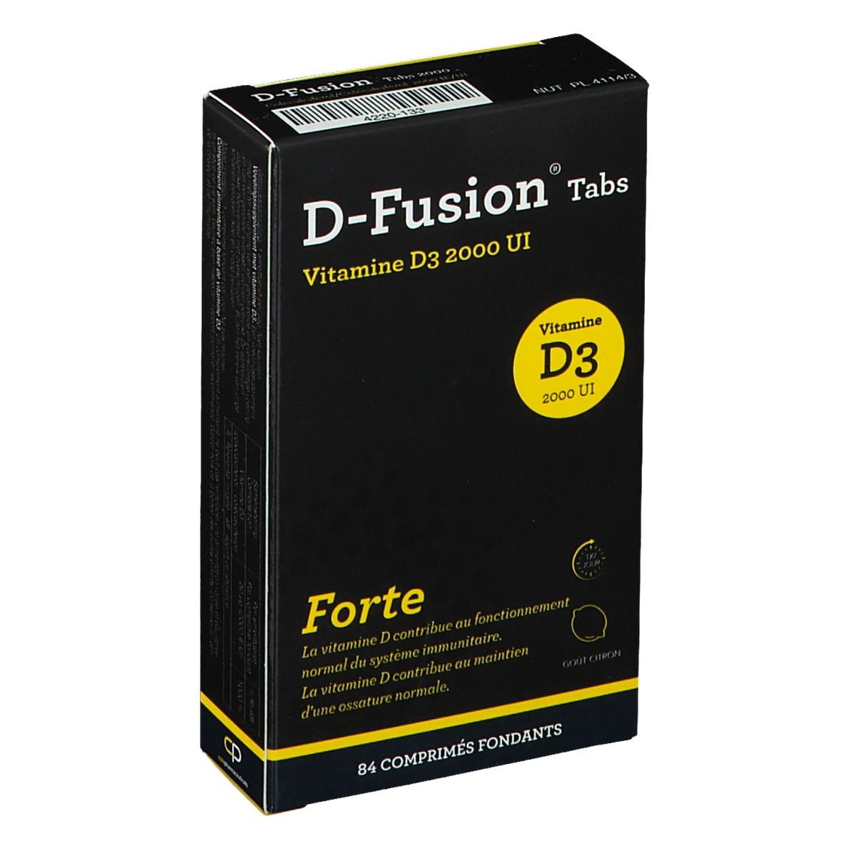 D-Fusion® Tabs Forte Vitamine D3 2000 UI