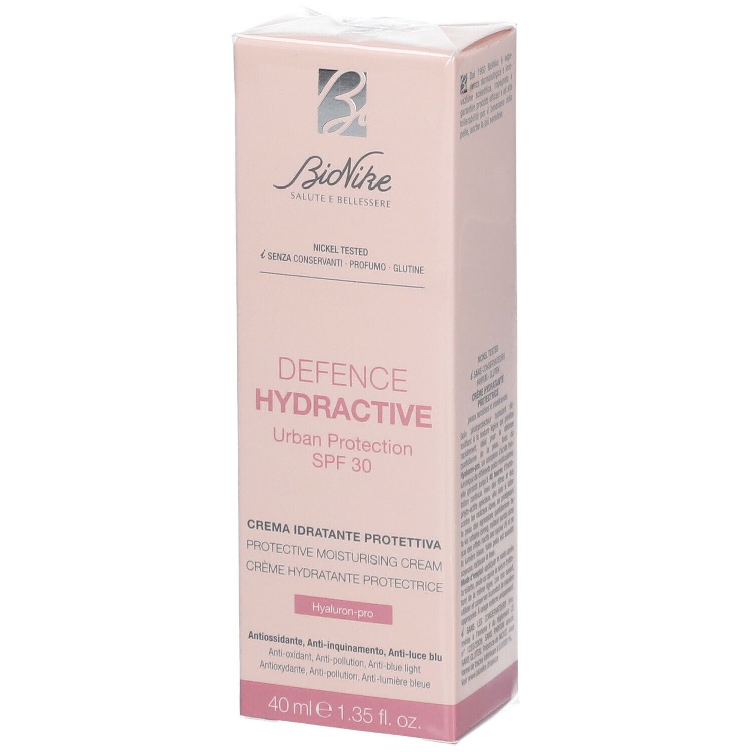 BioNike Defence Hydractive Urban Protection Crème hydratante protectrice Spf30