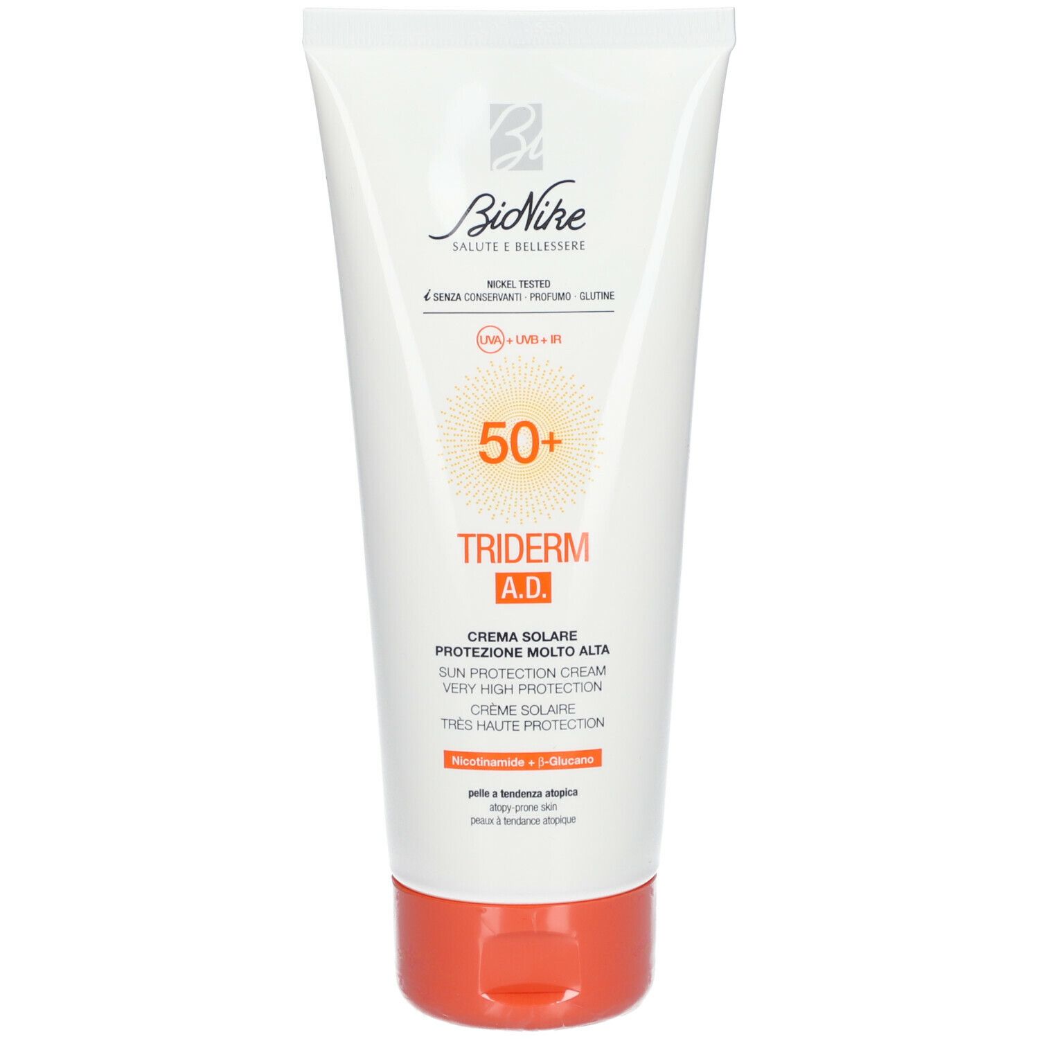 BioNike Triderm A.d. 50+ SUN Protection Crème Très Haute Protection