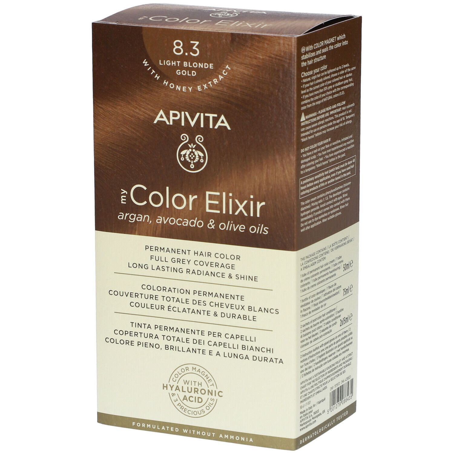 Apivita MY Color Elixir 8.3 Blond Clair Doré