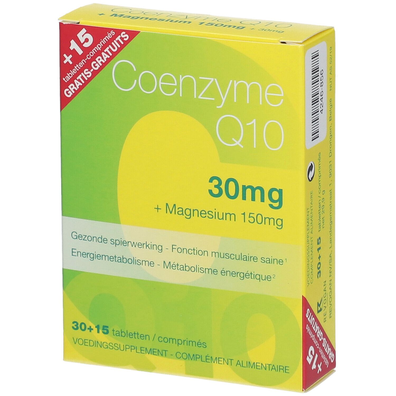 Coenzyme Q10 30 mg + Magnésium