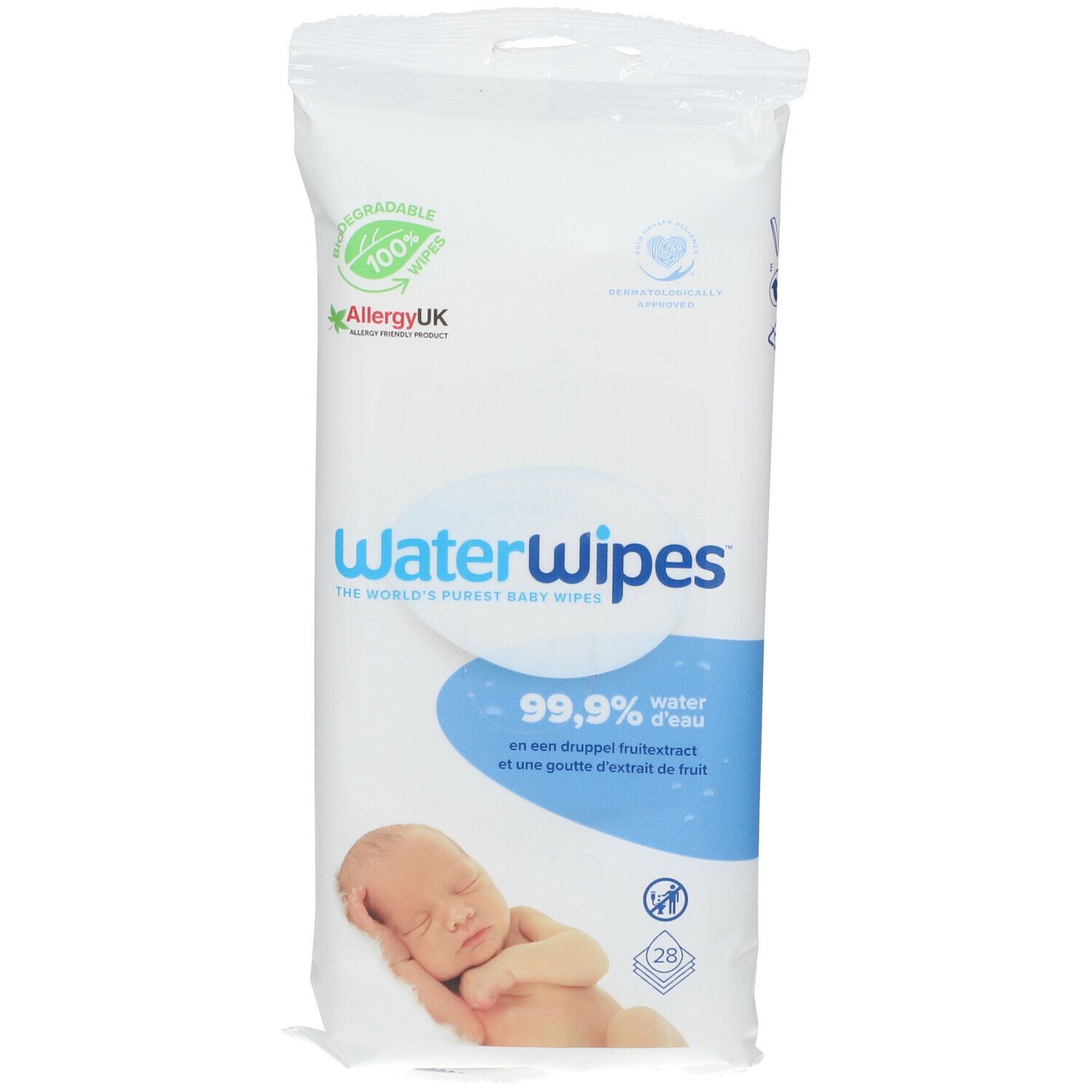 WaterWipes® Lingettes Imprégnées pour bébé Bio