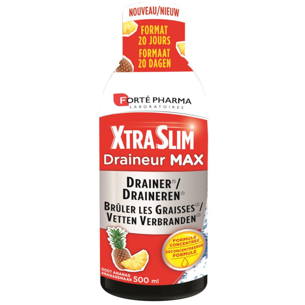 Forté Pharma Xtra Slim Draineur Max - Goût Ananas