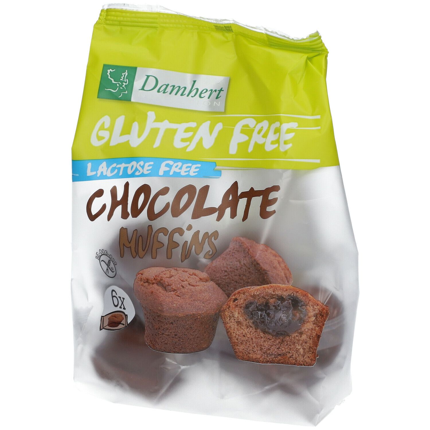 Damhert Gluten Free Muffins au chocolat Lactose Free