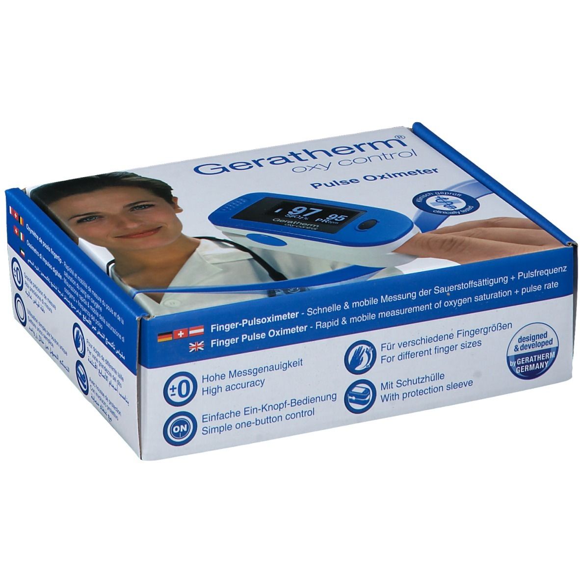 Geratherm® Oxy Control Oxymètre de pouls