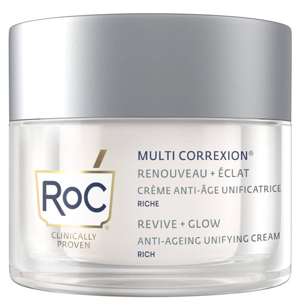 RoC® Multi Correxion® Renouveau + Eclat Crème Anti-Âge Unificatrice Riche