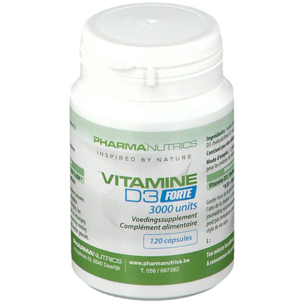 PharmaNutrics Vitamine D3 Forte 3000 IU