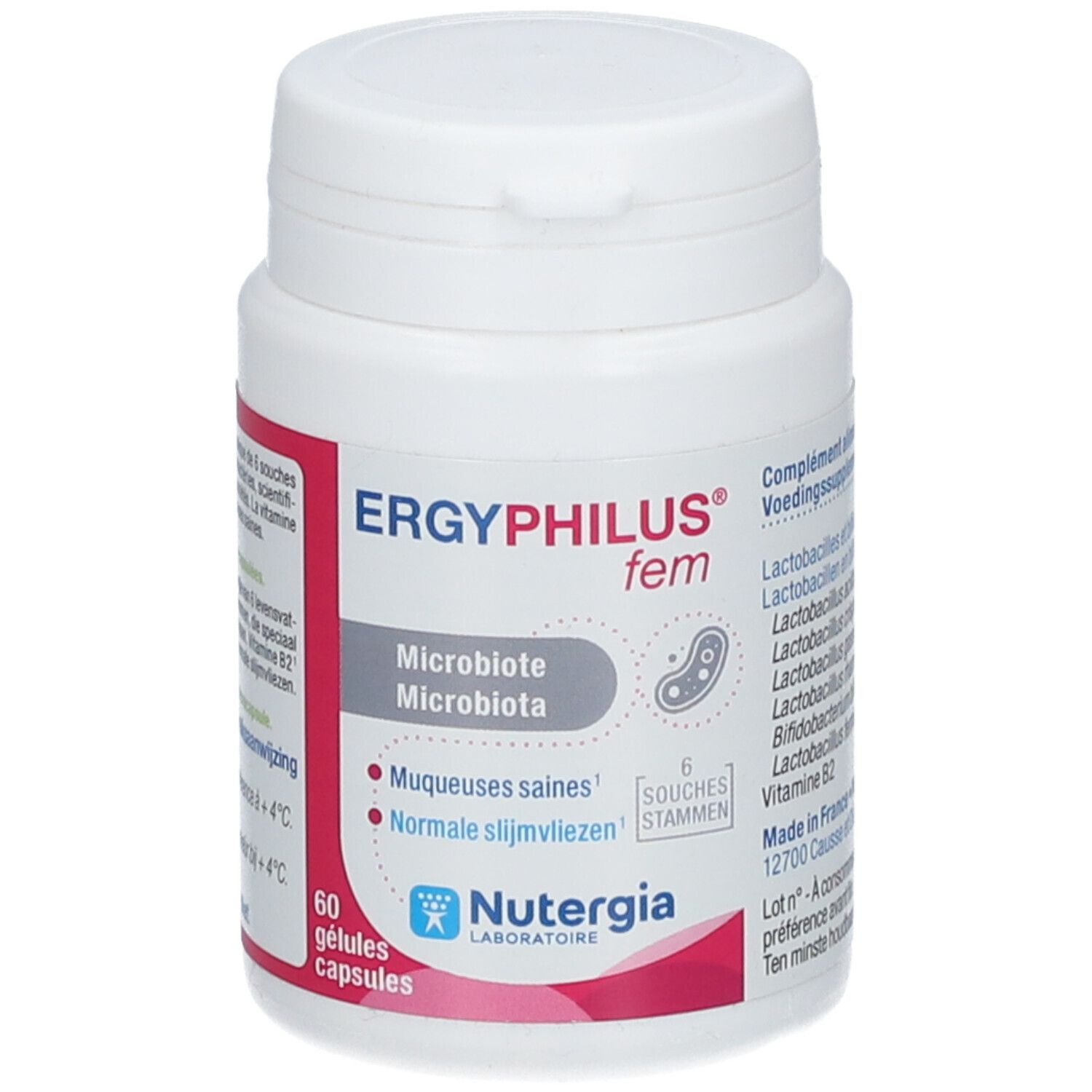Nutergia Ergyphilus Intima gélules - Probiotiques Flore Intime