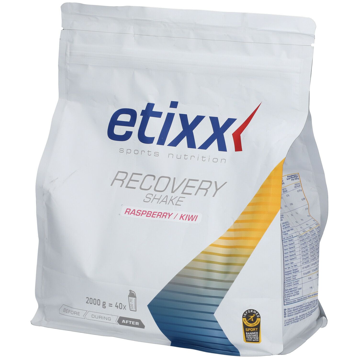 etixx Recovery Shake Framboise-Kiwi