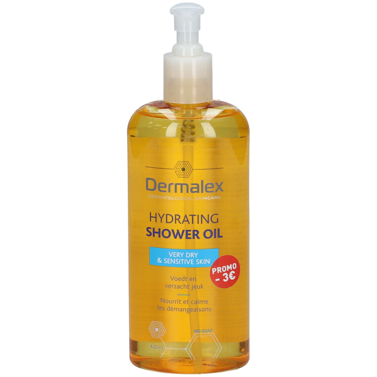 Dermalex Hydrating Shower Oil Peaux Sèches & Sensibles