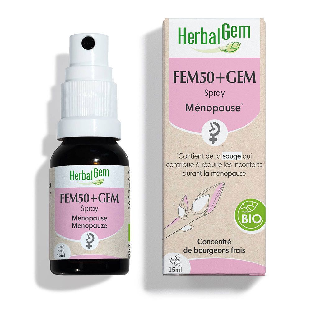 HerbalGem FEM50+GEM - Spray 15 ml - Redcare Pharmacie