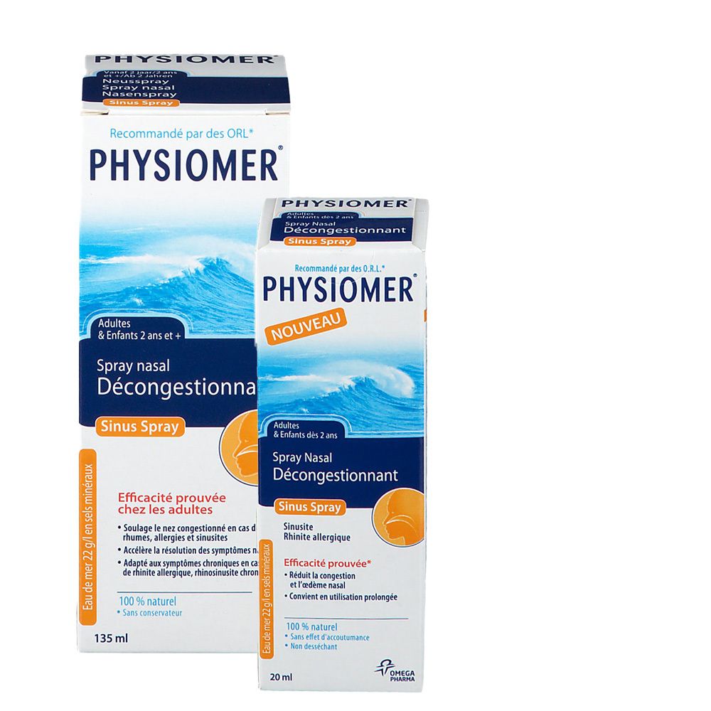 Physiomer® Sinus Spray Nasal + Sinus Pocket Spray