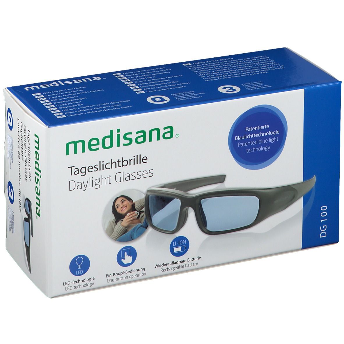 Medisana® Lunettes de lumière de jour Dg100