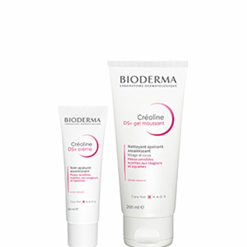 Bioderma Sensibio DS+ Routine Gel Nettoyant + Crème Set