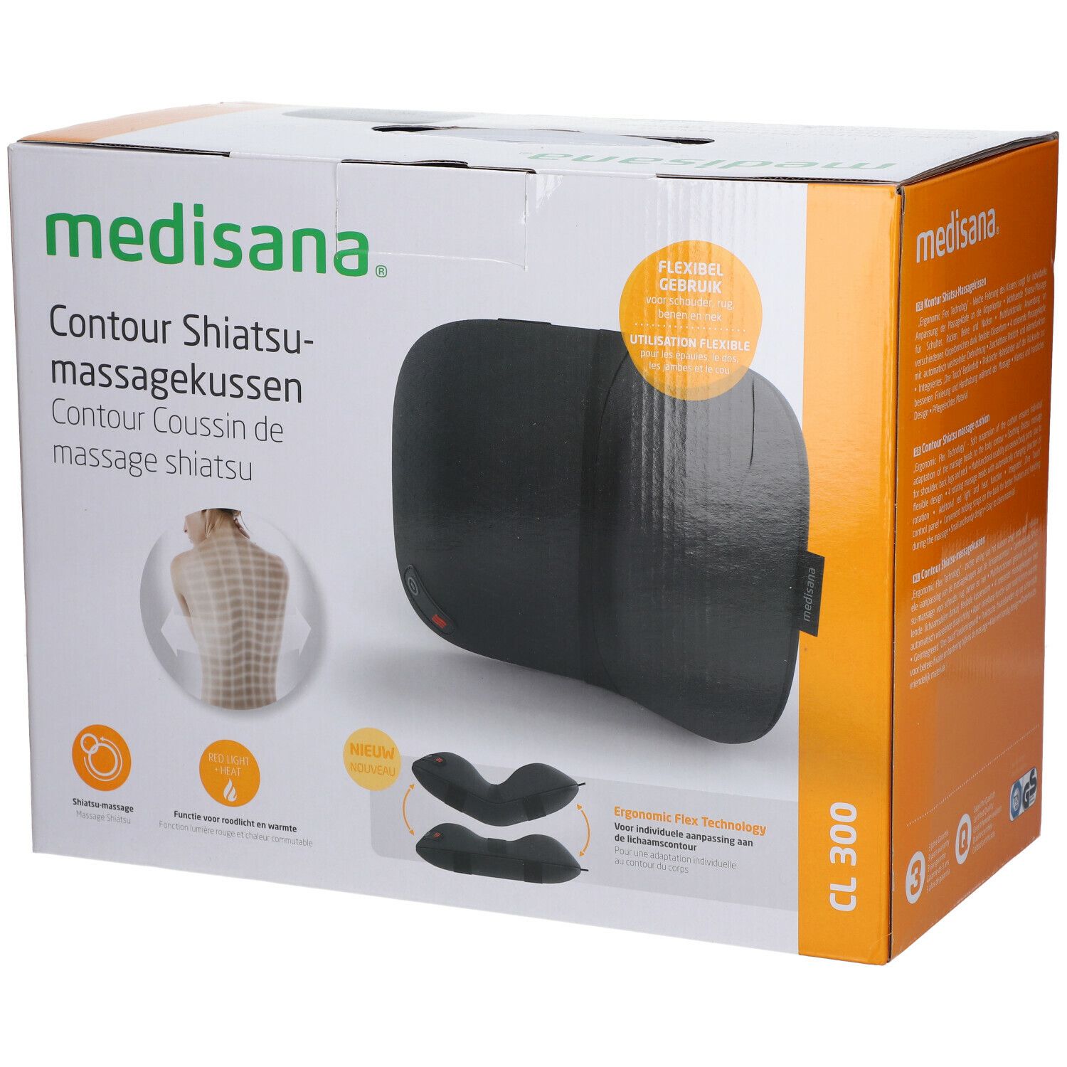 medisana® Contour Coussin de massage Shiatsu Flex 88700 Cl300