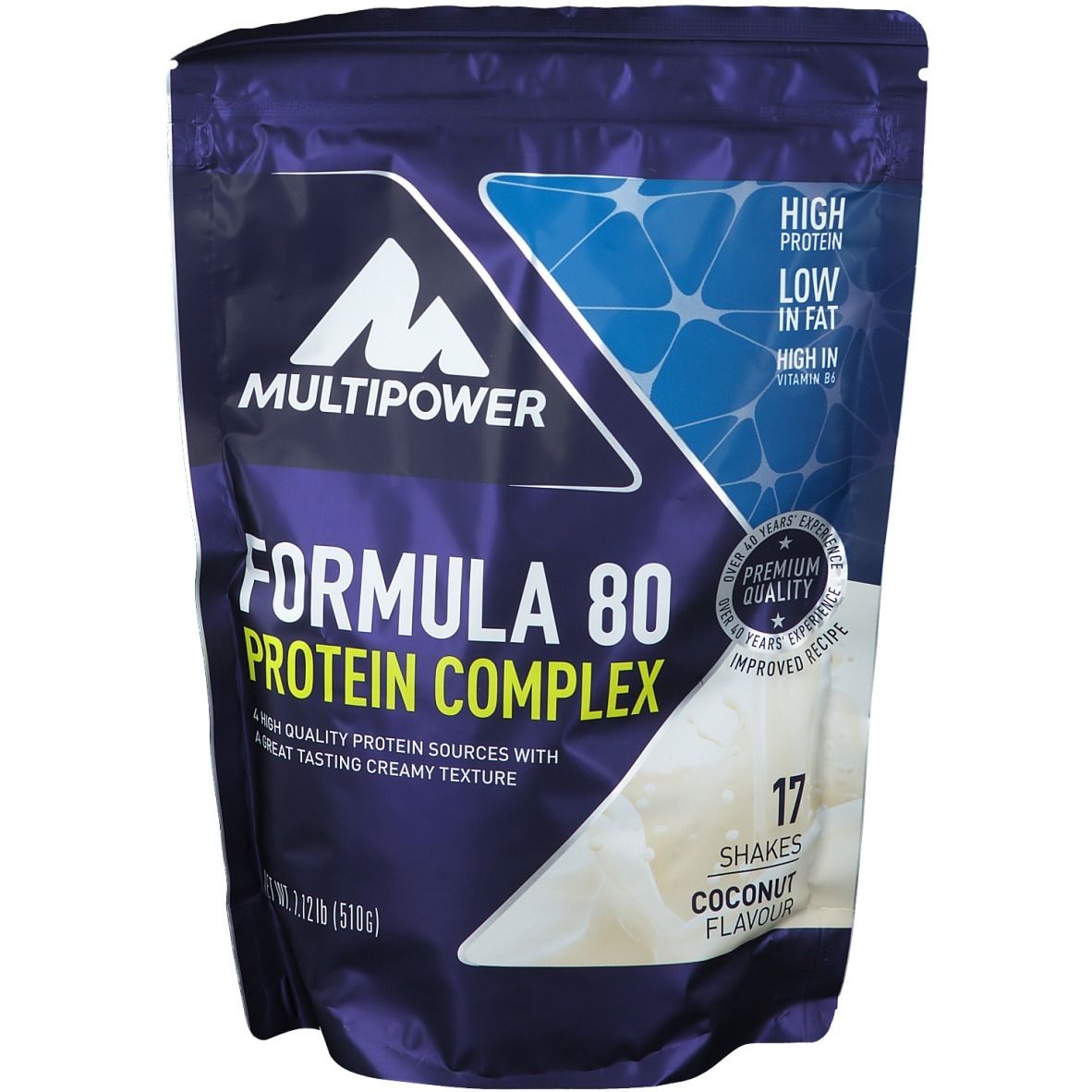 Multipower Formula 80 Protein Complex, noix de coco