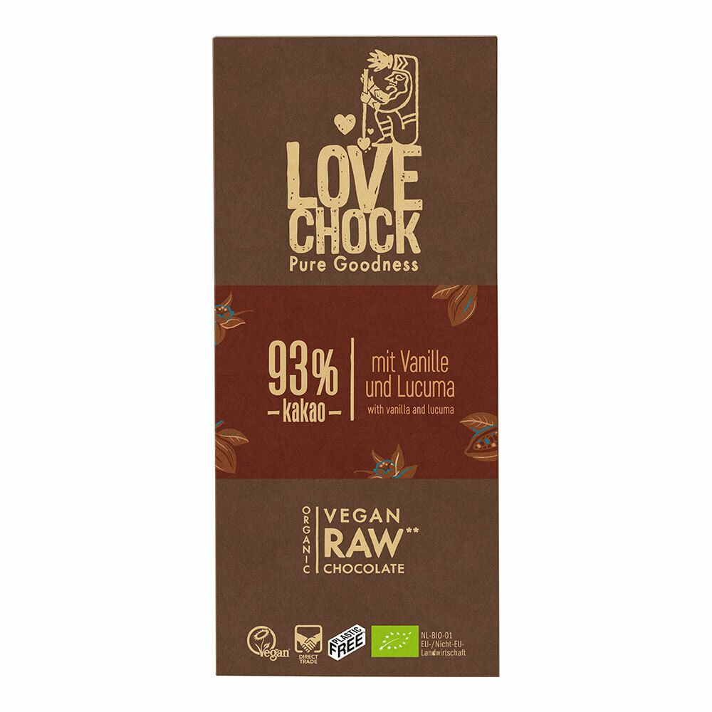 Lovechock Bio Extra Foncé, 93 % Kakao