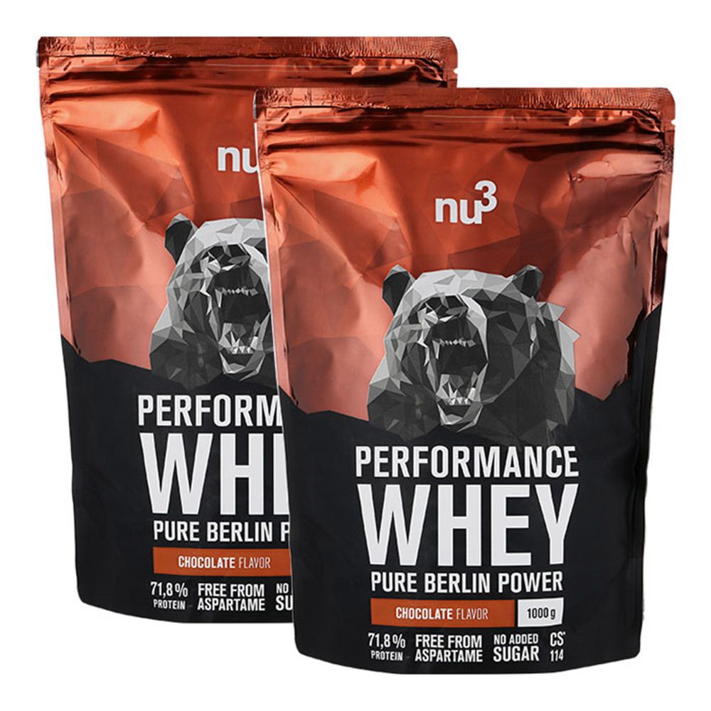nu3 Performance Whey, Chocolat, Poudre de protéine