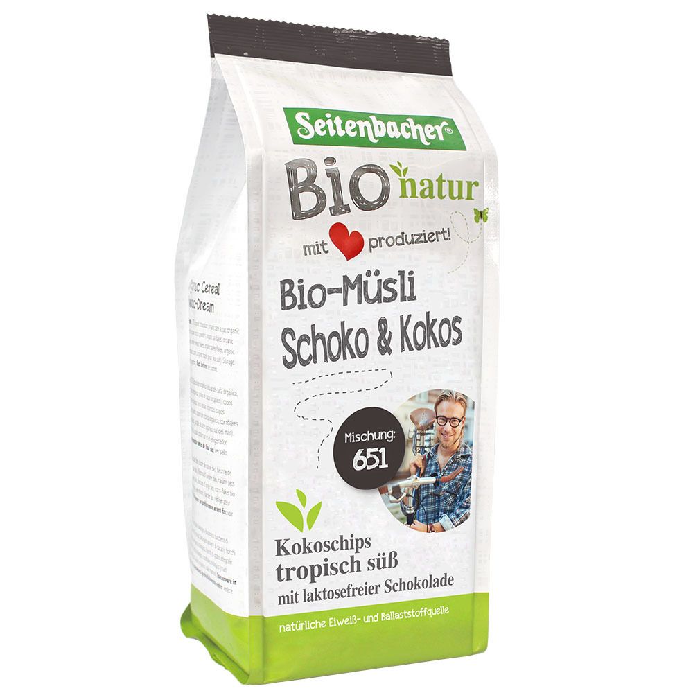 Seitenbacher® Bio Muesli Chocolat & Noix de coco