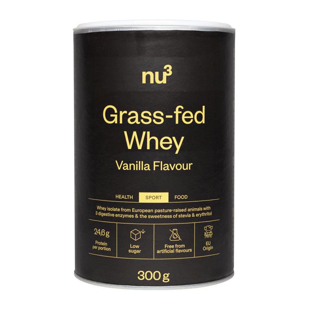 nu3 Grass-Fed Whey Isolat de whey saveur vanille