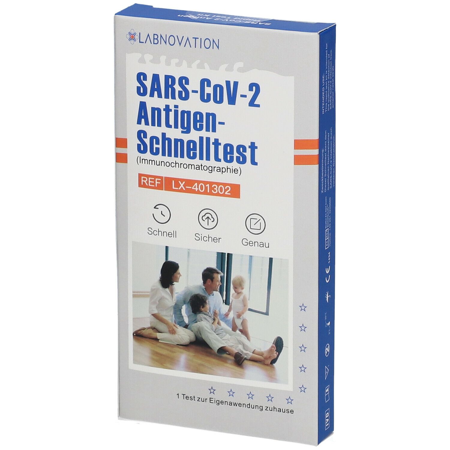 Labnovation® Sars-Cov-2 Autotest antigénique 5 pièces