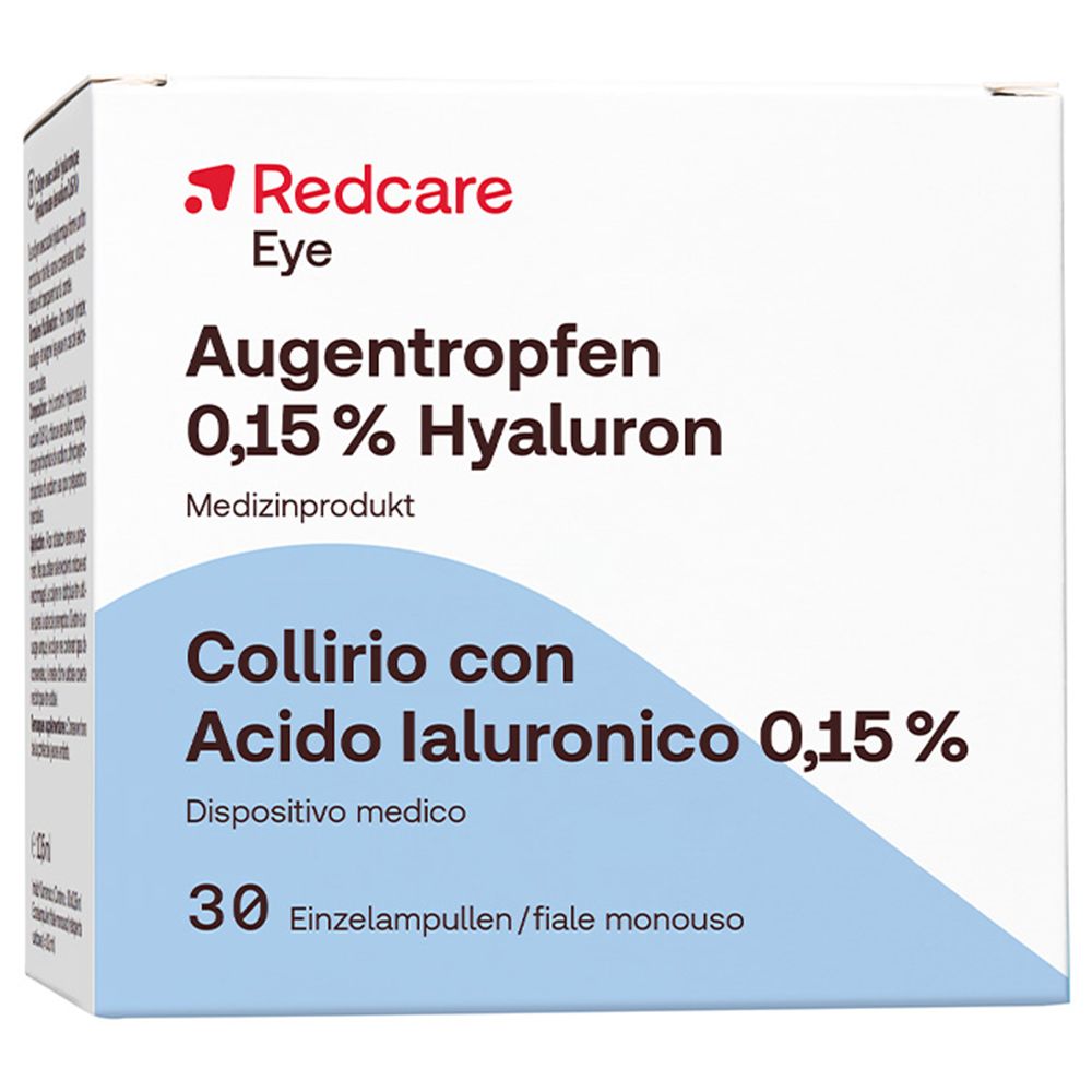 RedCare Collyre à l'acide hyaluronique 0,15%