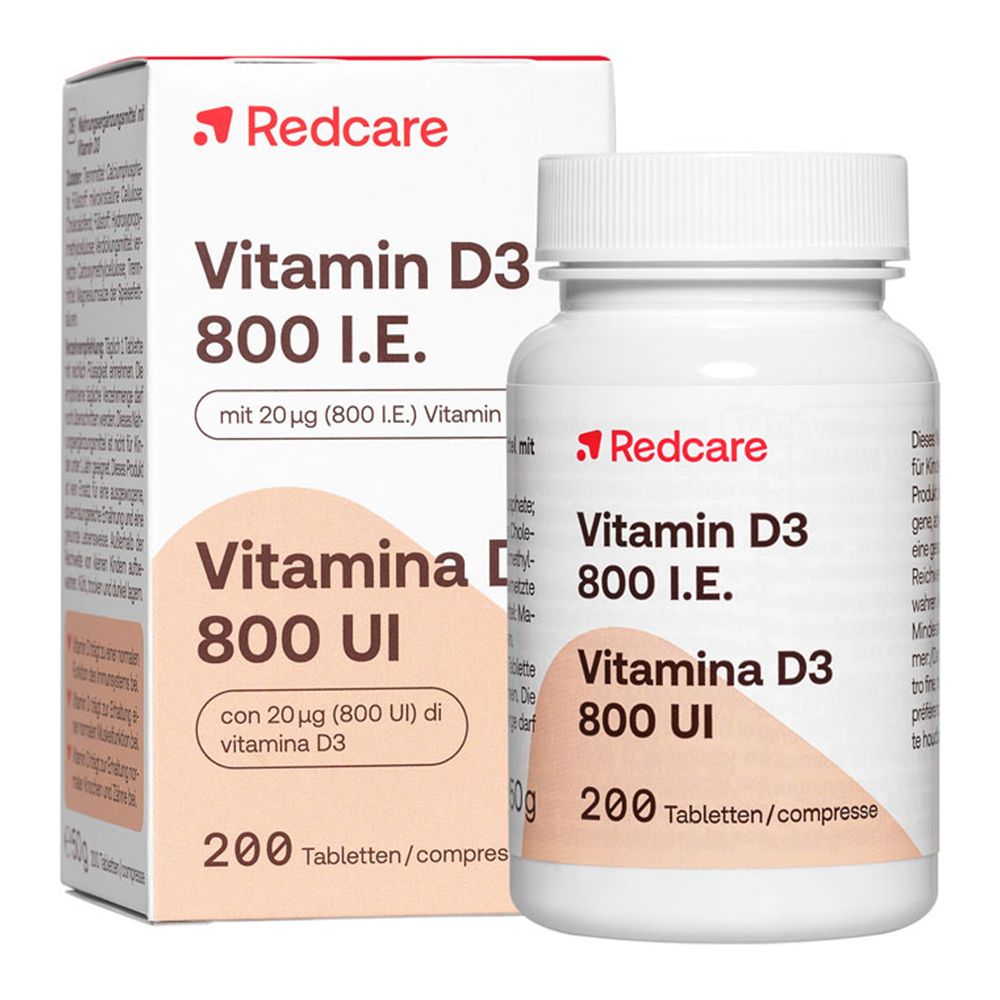 Vitamine D3 800 I.u. RedCare