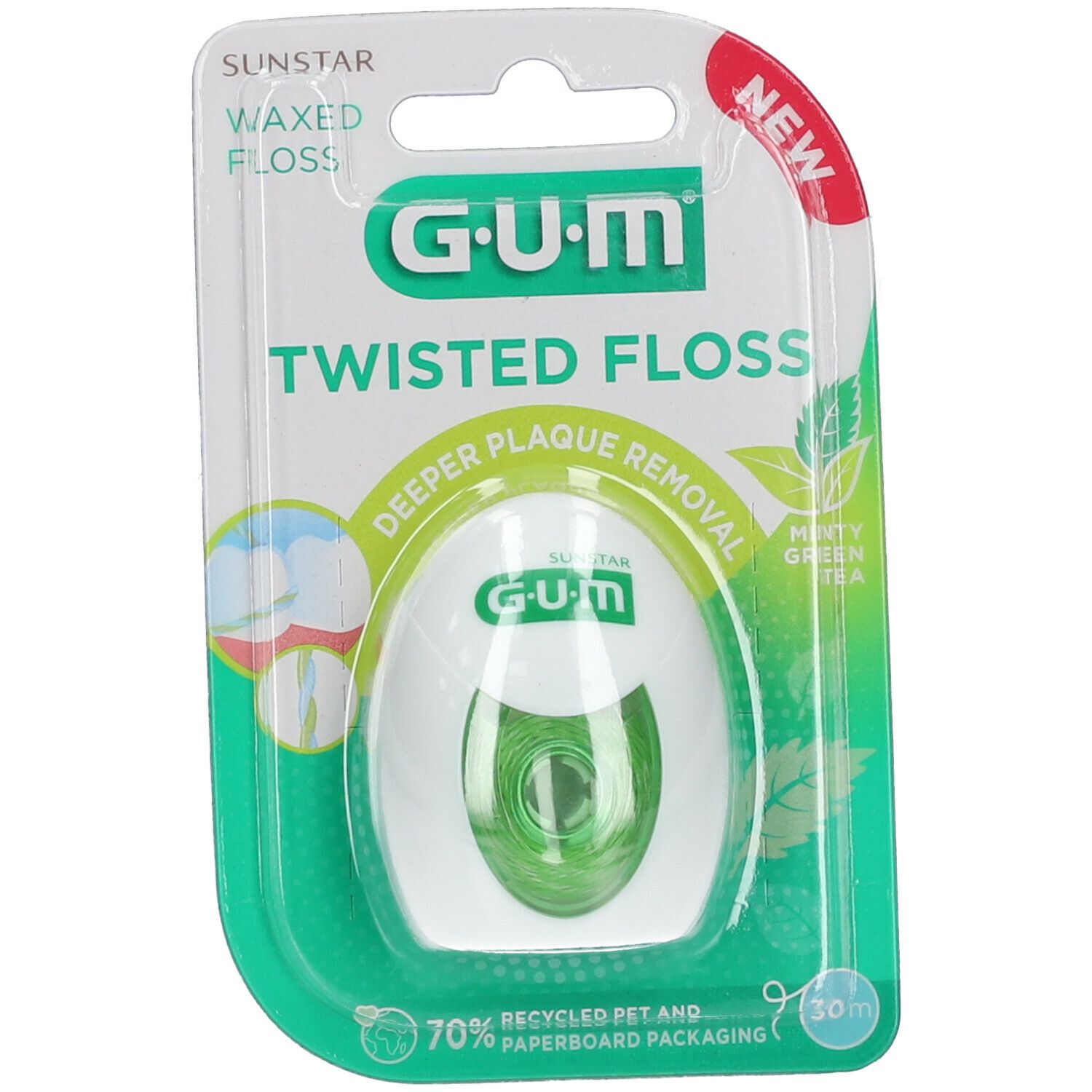 GUM® TWISTED FLOSS 3500 Fil dentaire 1 pc(s) Redcare Pharmacie