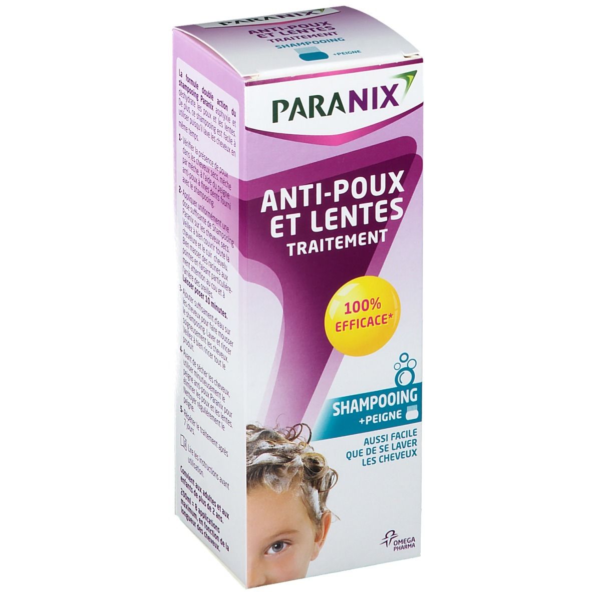 Paranix Traitement Antipoux et Lentes Shampoing
