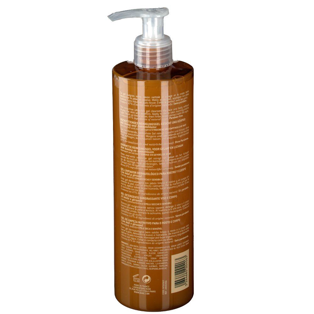 Nuxe Rêve De Miel Gel Lavant Cheveux Et Corps 300ml