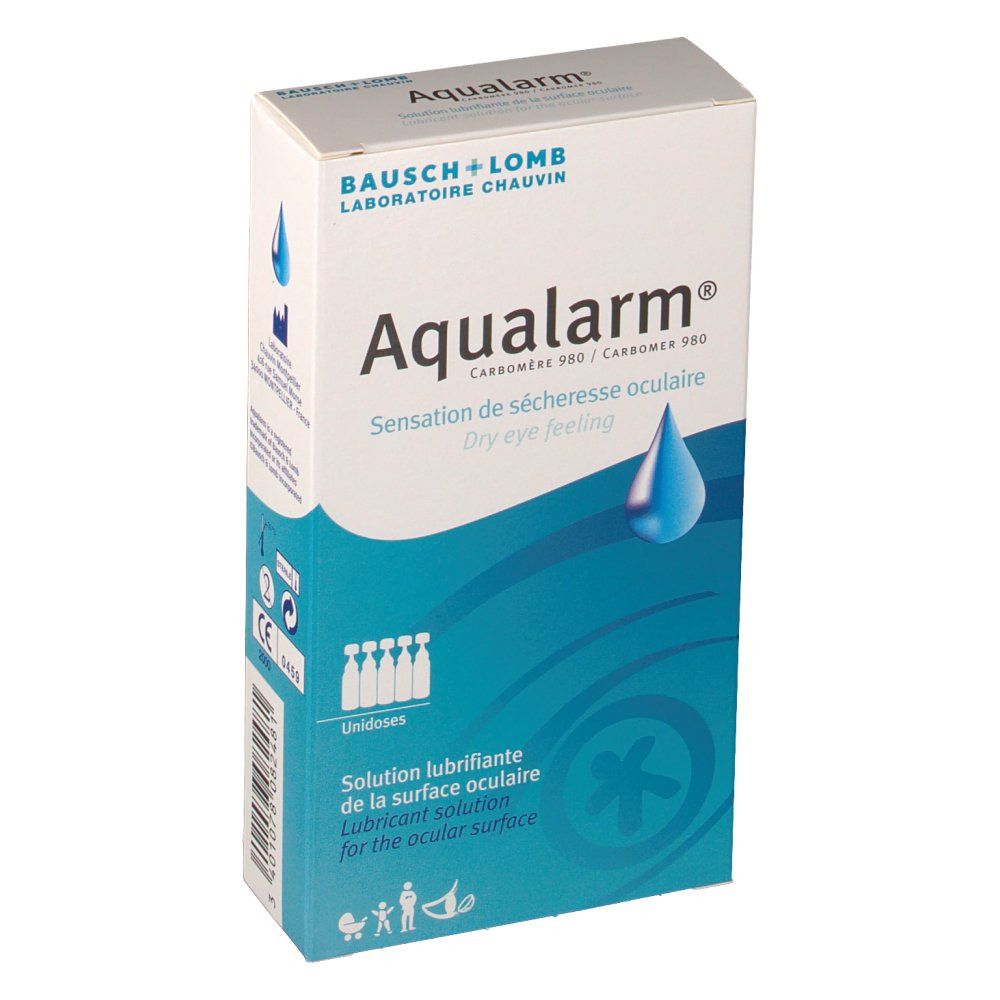 Aqualarm solution ophtalmique lubrifiante