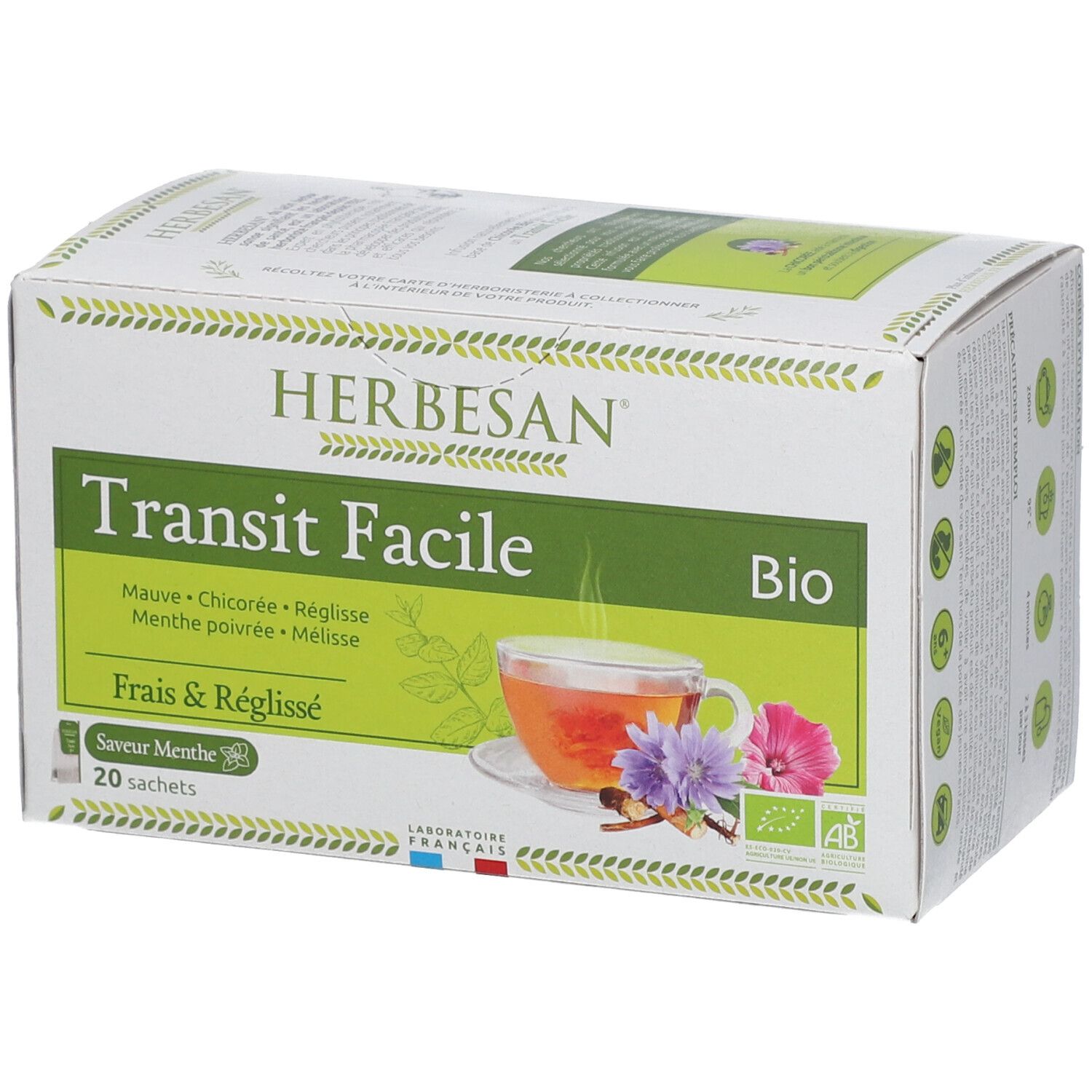 Herbesan® Infusion chicorée – transit facile Bio