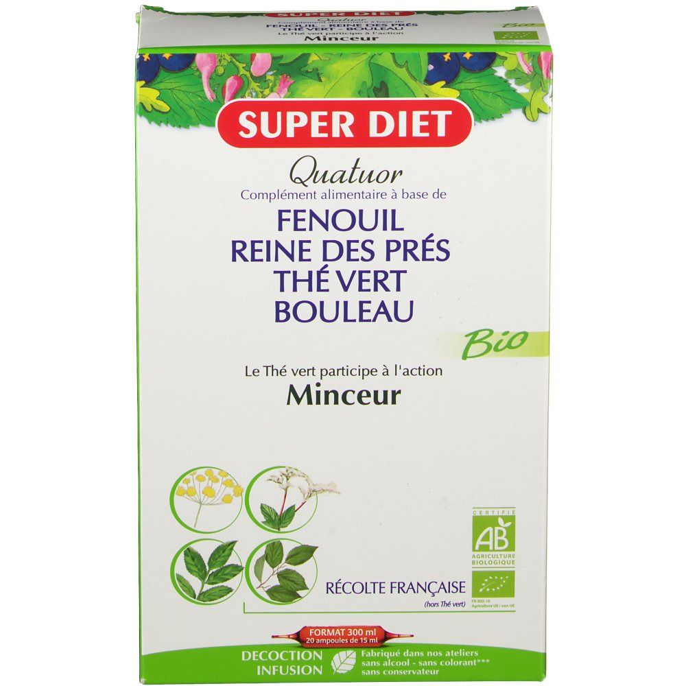 Super Diet Quatuor Minceur bio - shop-pharmacie.fr