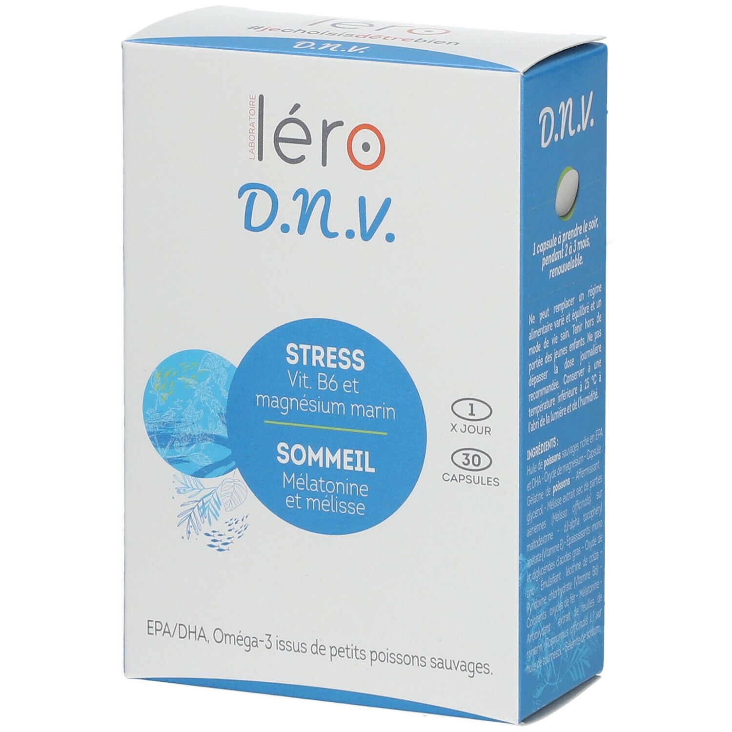Laboratoire Léro DNV Stress et sommeil capsule