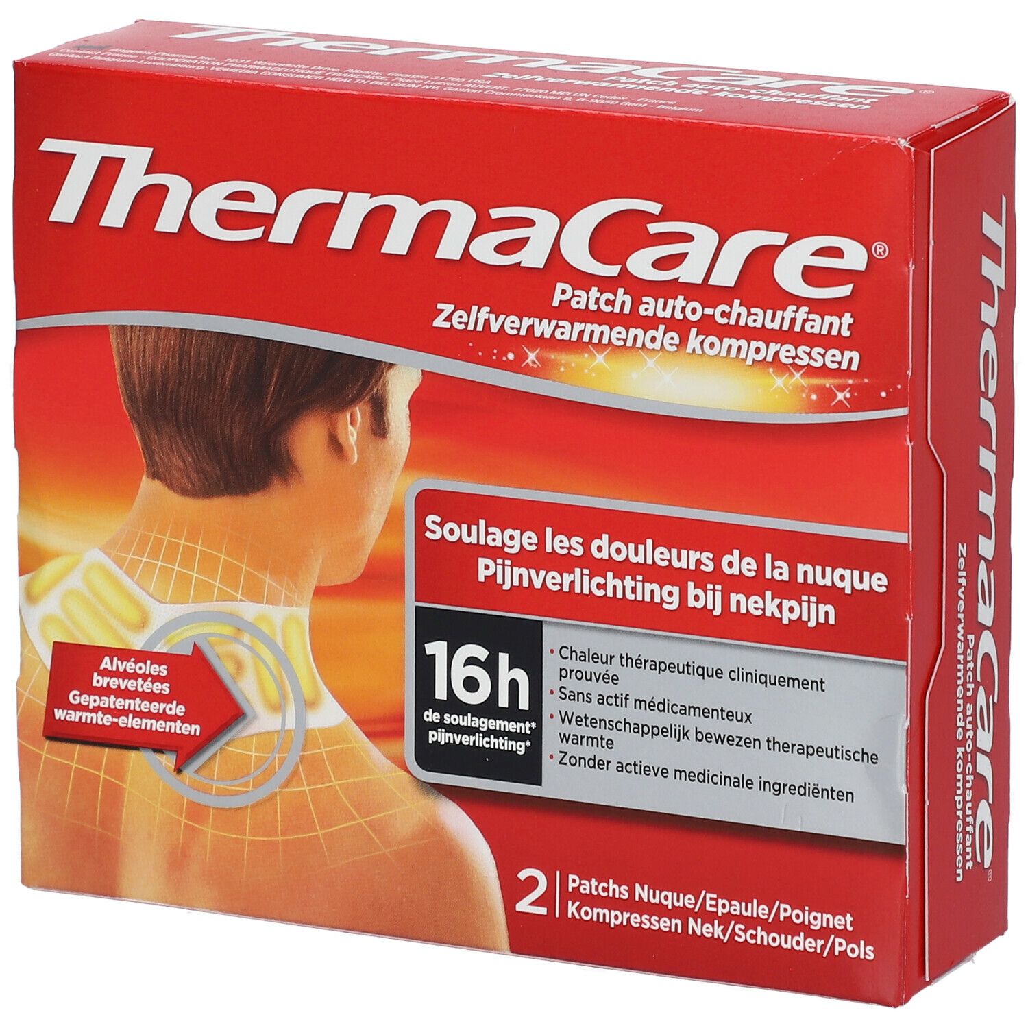 Thermacare patch chauffant nuque, epaule, poignet