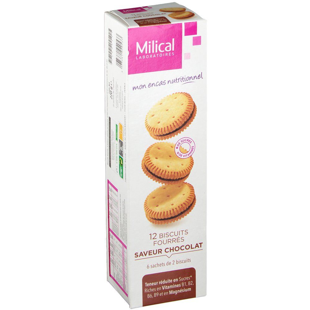Milical Nutrition Biscuits fourrés Chocolat