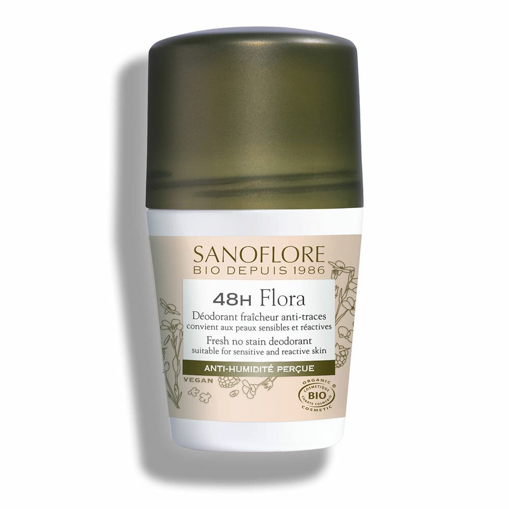 Sanoflore Déodorant 48h Flora efficacité 48h certifié bio 50ml