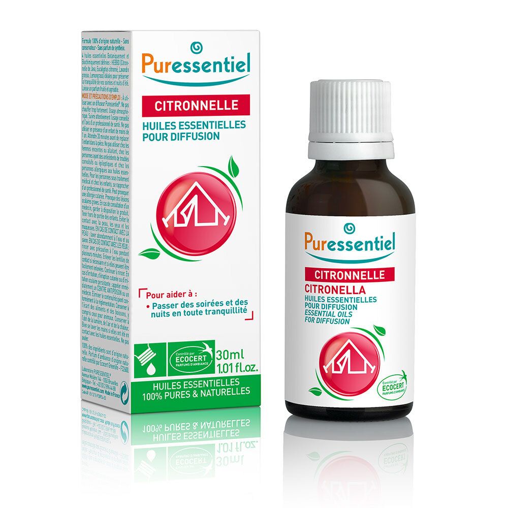 Puressentiel Diffuse Citronnelle Anti-pique (+3 Huiles Essentielles)