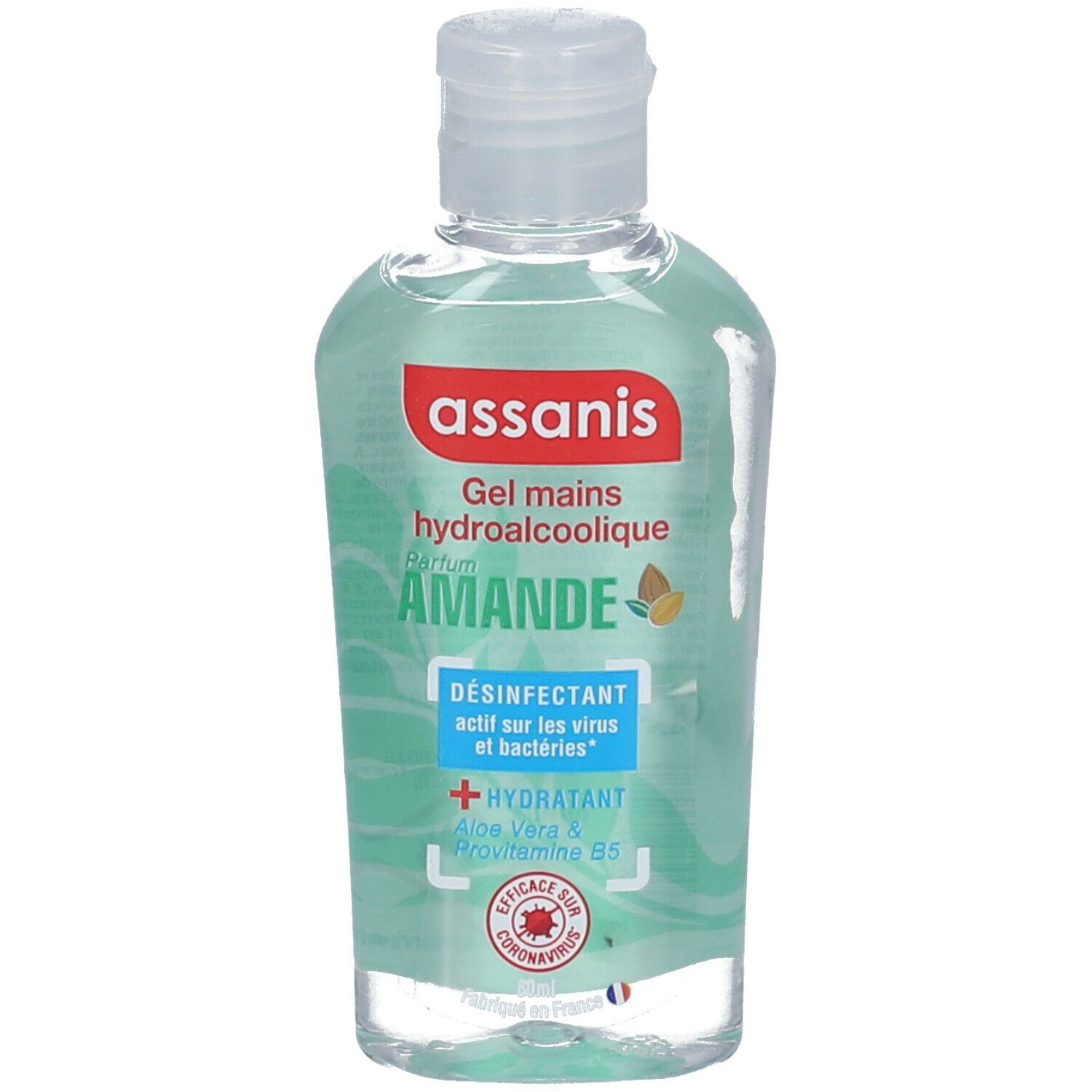 assanis Pocket Girls gel anti-bactérien amande douce
