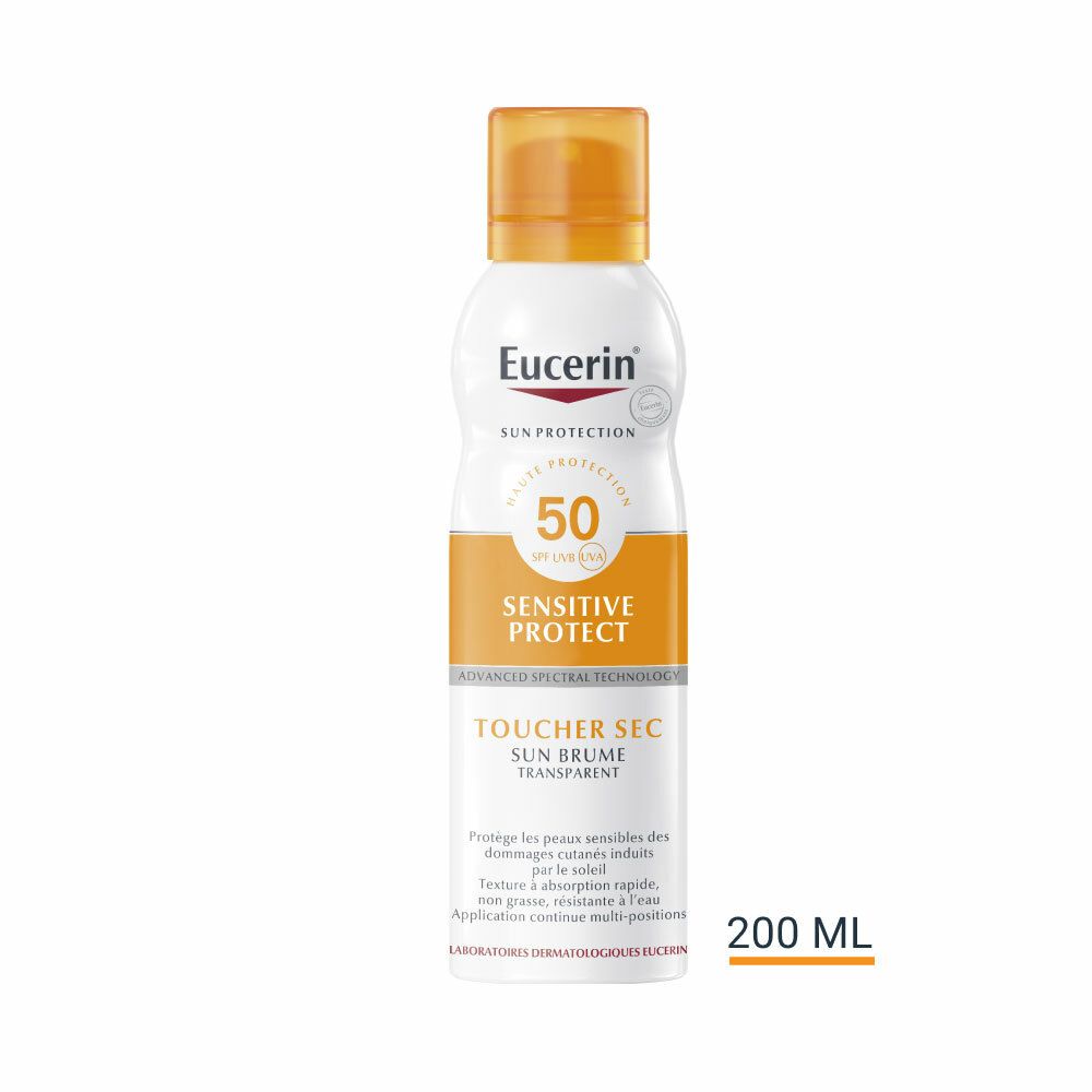 Eucerin® SUN Protection Sensitive Protect Brume Transparent Rafraîchissant SPF 50+