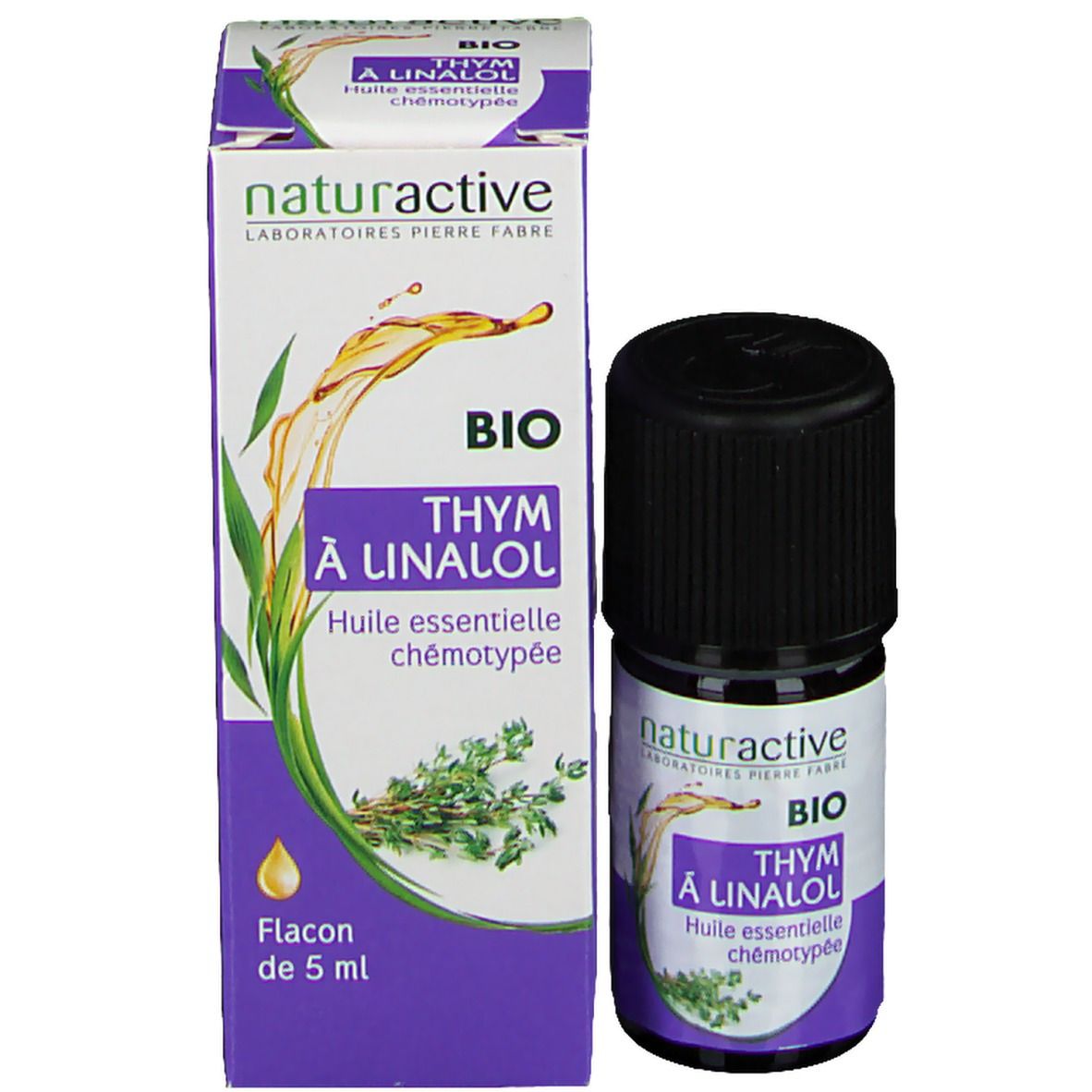 Naturactive Huile essentielle bio thym à linalol - shop-pharmacie.fr