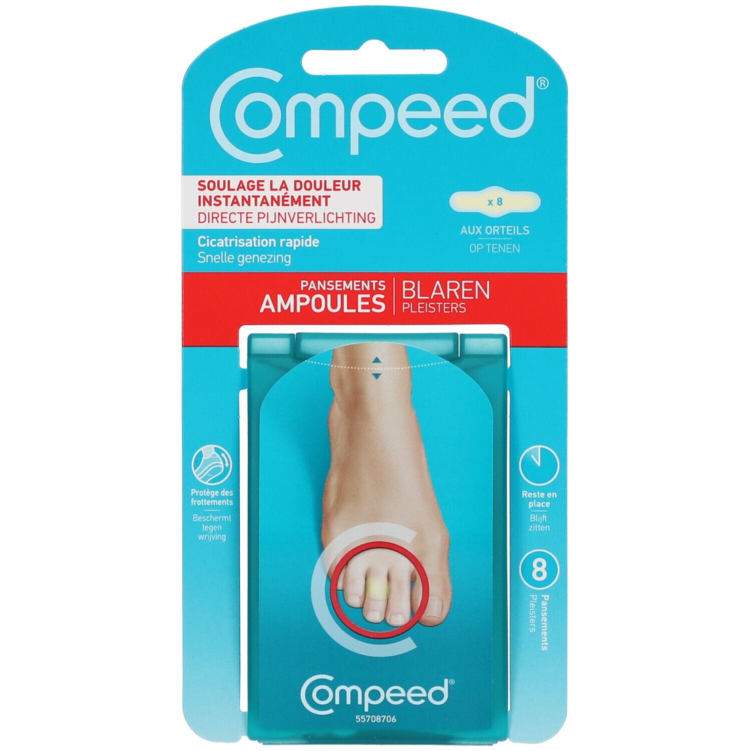 Compeed ampoules orteils