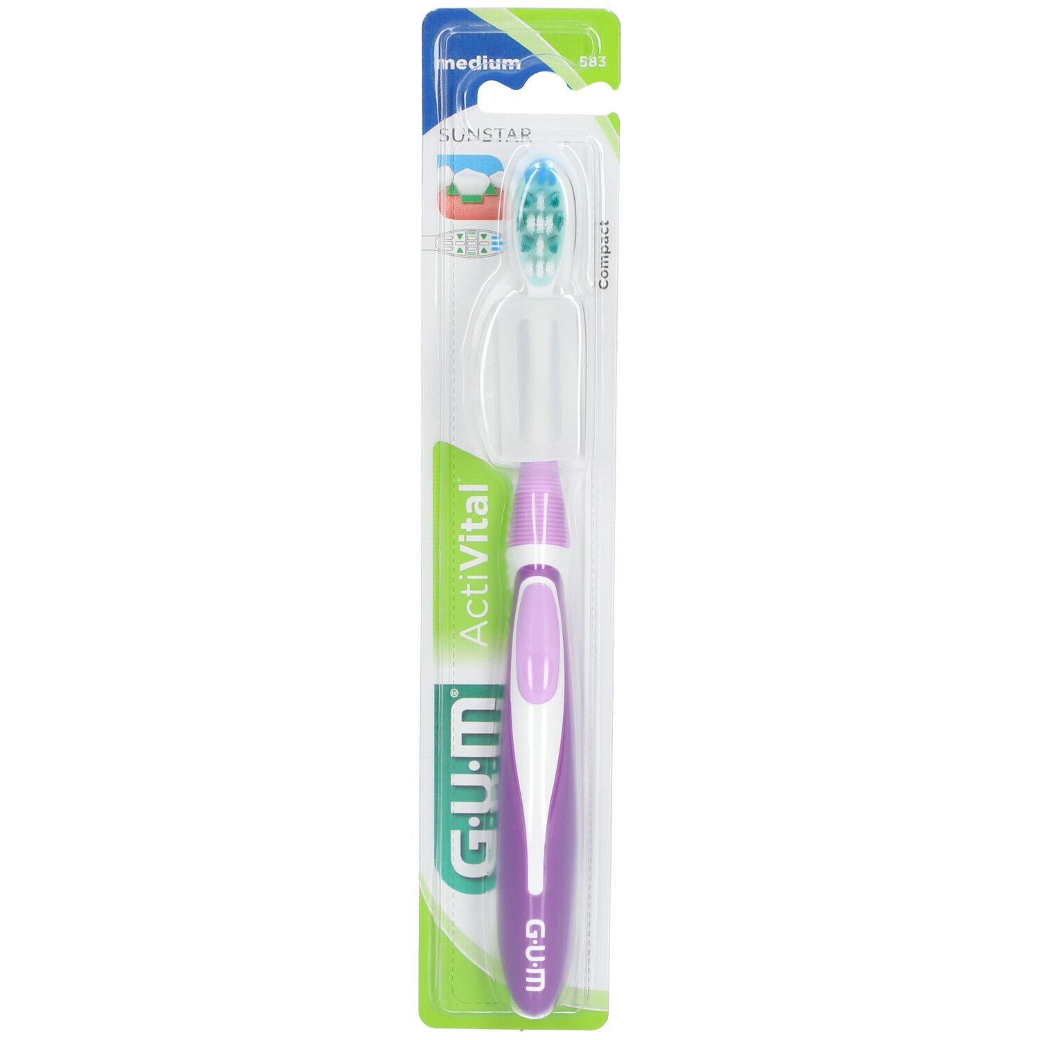 Gum® Activital brosse à dents medium