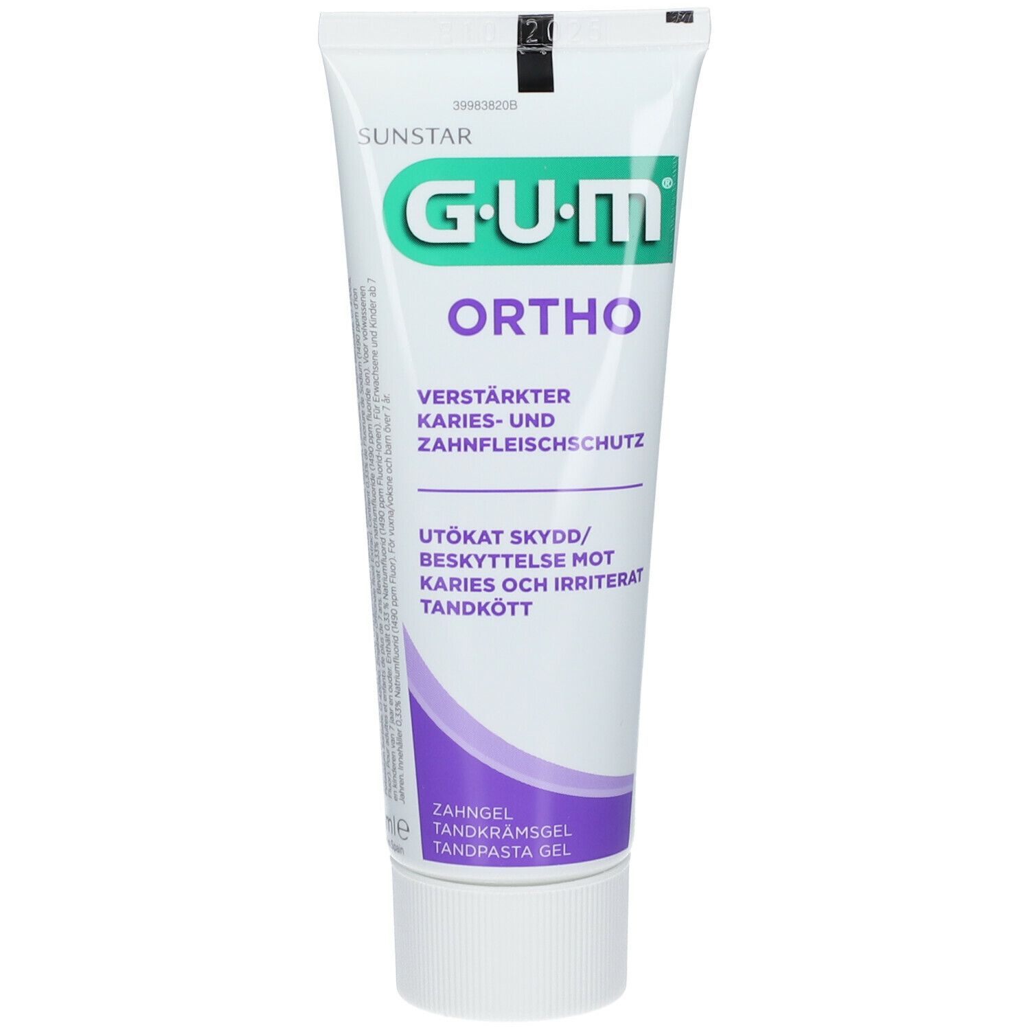 Gum® Ortho gel dentifrice