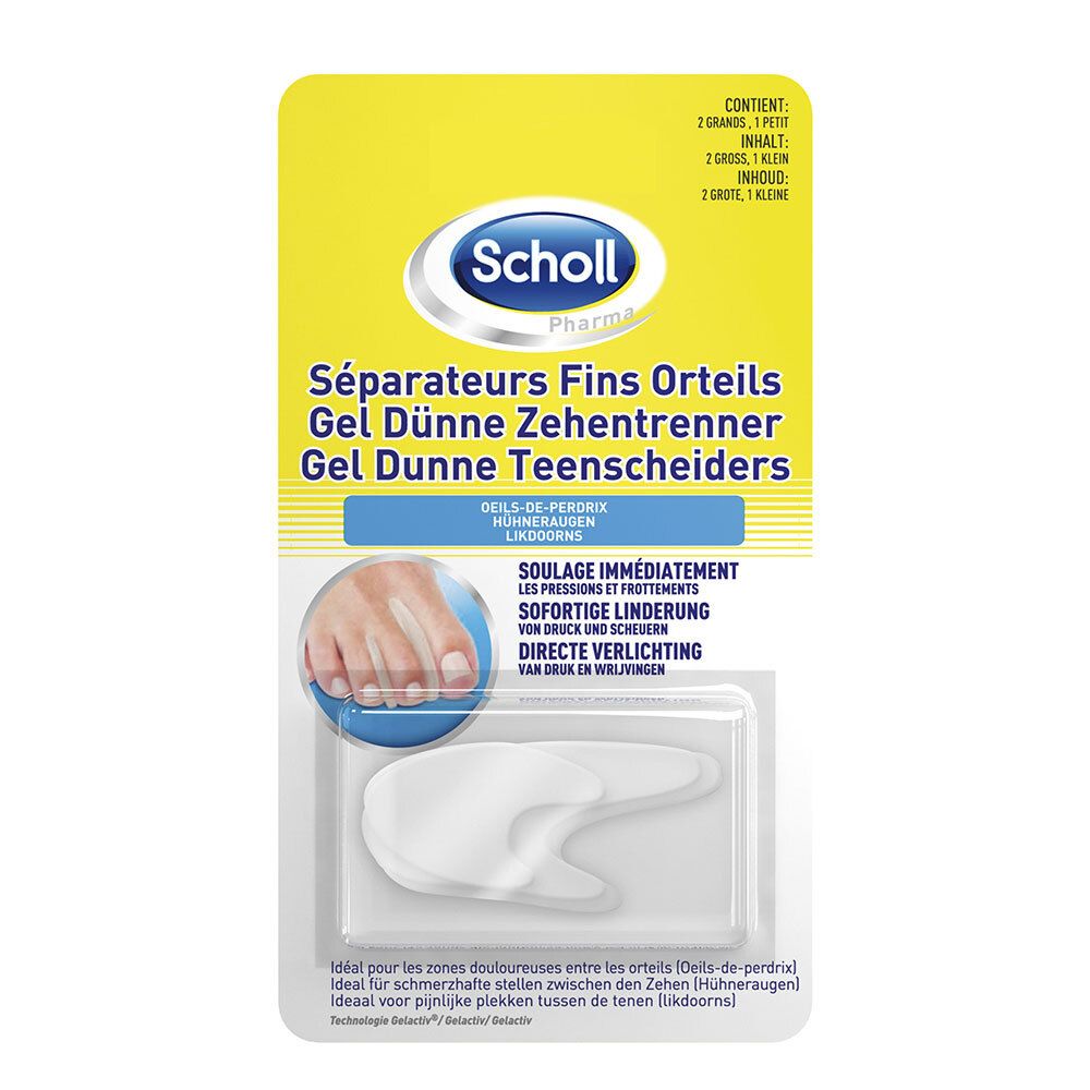 Scholl® Gelactiv séparateur orteils fin