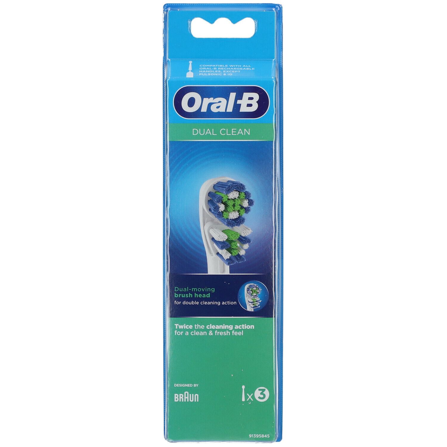 Oral-B Dual Clean Brossettes De Rechange