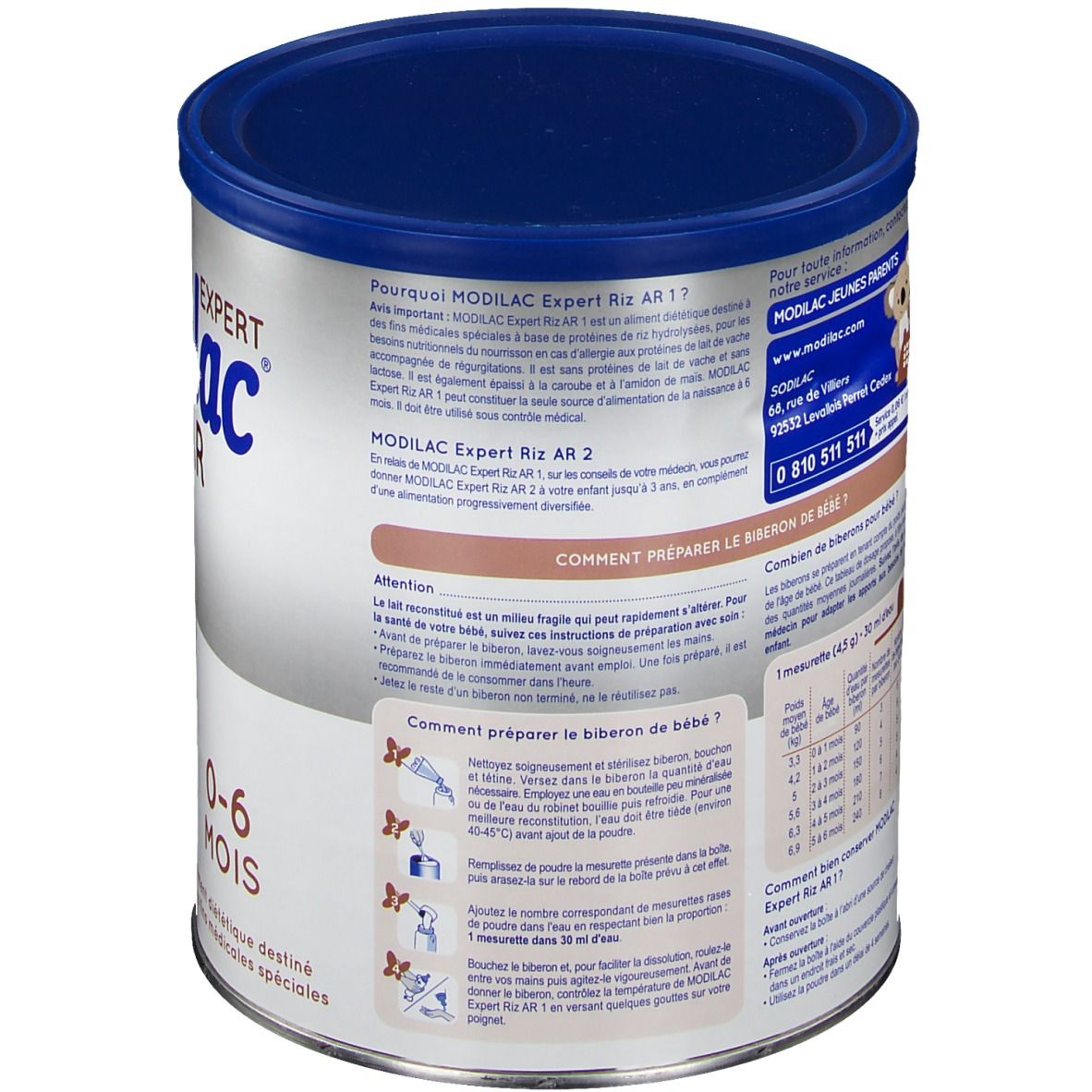 Modilac Expert Riz AR 1er âge - shop-pharmacie.fr