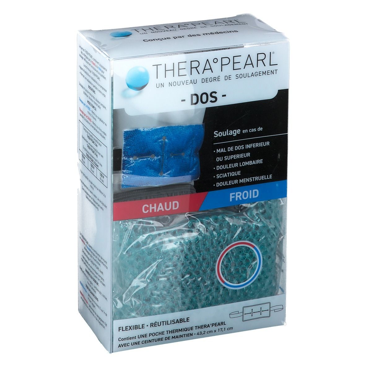 TheraPearl compresse chaud froid dos