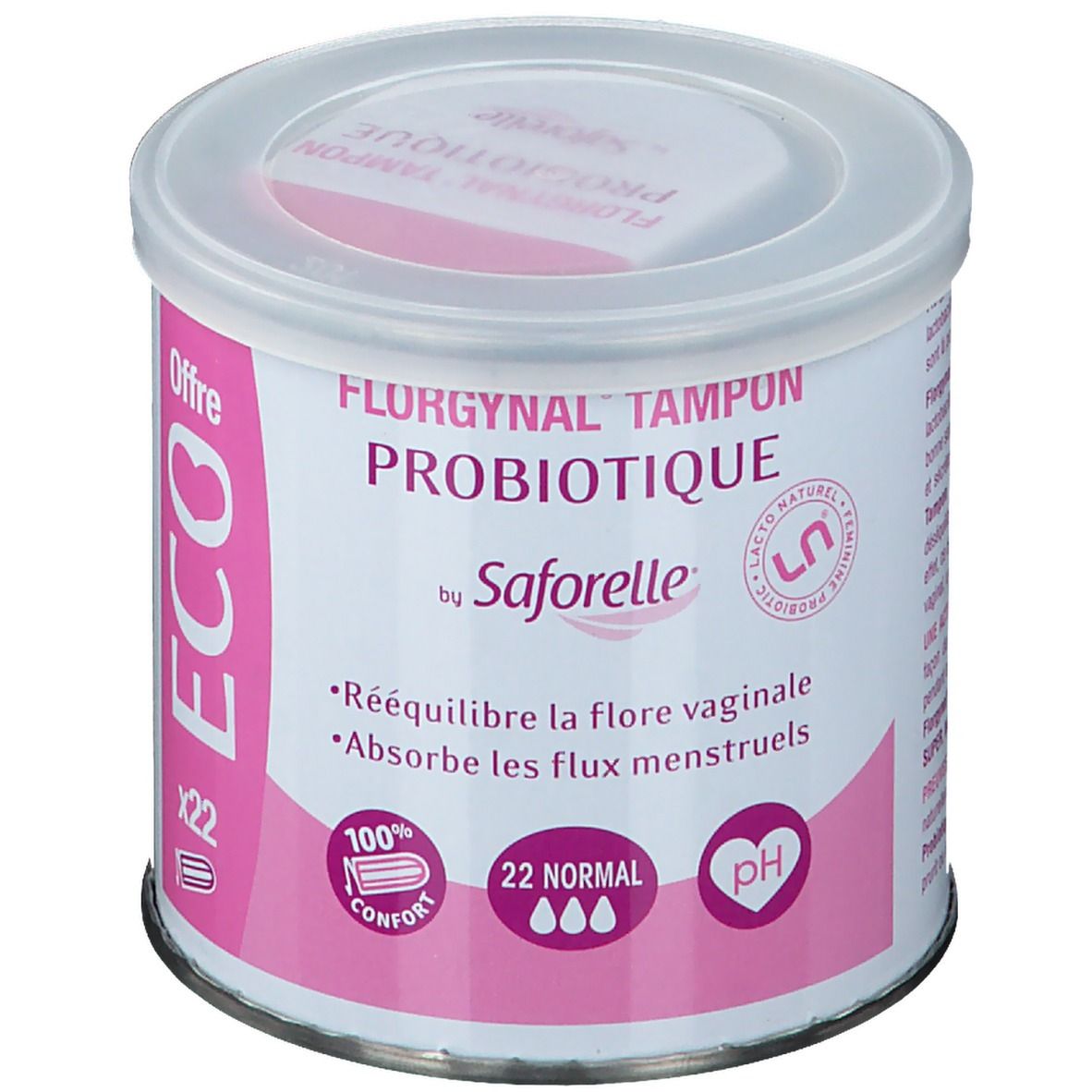 Saforelle® Florgynal Tampon Probiotique ECO 22 Normal