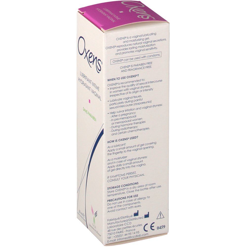 Oxens Lubifiant Intime Hydratant Vaginal Shop pharmacie fr